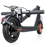 Foldable Electric Scooter for Adults & Teens - 350W Motor, 16MPH Top Speed, 12Miles Range | 8.5” Solid Tires, Dual Brakes & APP Cruise Control, Ideal Commuter Escooter for Daily Use
