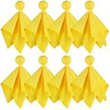 HASITE 8 PCS Yellow Penalty Flag Football Flags, Referee Game Party Accessory