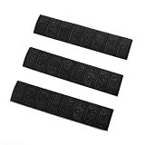 Qitoump 6.25" Non-Slip Checkered Equipment Channel Cover, 3 Packs