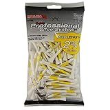 PrideSports PTS Wood Golf Tees | 100 Count, 2-3/4 Inch | #1 Wood Tee on Tour | Best for Drivers & Woods