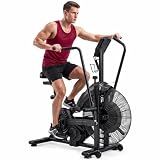 Eryntix Dual Resistance Air Bike, Magnetic & Air Fan Bike with APP Connection, ISCC PLUS Certified Wind Bikes, Dual-Action Handlebars for Home Gym HIIT Cardio Full Body Workout (350LBS Capacity)