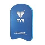 TYR Junior Kickboard Swimming Training Aid, Pool Exercise Equipment, Blue, 14.5 x 10 Inches