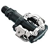Shimano PDM520 Clipless SPD Bicycle Cycling Pedals Black with Cleats, Blacks