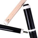 AB Earth Heavy 3-Piece Jump Break Cue 19oz/20oz/21oz/23oz/25oz/28oz (Black, 25oz)