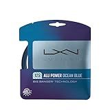 Luxilon ALU Power 125 Tennis String - Set, Ocean Blue