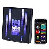 Merkury Innovations Tech Solutions Smart Bluetooth Pixel Frame – 32x32 Programmable RGB LED Display for Art, Animations, Digital Clock, DIY Decor, and Gaming Accessories