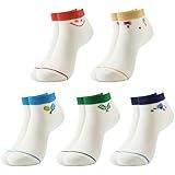 Moyel Pickleball Gifts for Women 5 Pairs Funny Cute Pickleball Ankle Socks Size 5-8 Novelty Crazy Womens Socks Accessories Fun Gifts for Mom Friends Sisters Wife Girlfriend