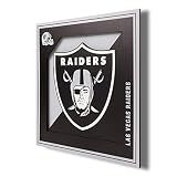 YouTheFan NFL Las Vegas Raiders 3D Logo Series Wall Art
