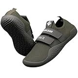 MANUEKLEAR Deadlift Shoe - Weight Lifting Shoes for Men Women - Weightlifting Squat Shoes Fitness Cross-Trainer Barefoot Gym Training Sneakers Forest Green