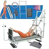 BIOCOR 3.0MAX Foldable 93" Pilates Reformer with Tower, Pilates Machine with Attachable Tower, Pilates Ring & Yoga Bands, Jumpboard, Pilates Mat, Reformers for Home Workout, up to 800 lbs