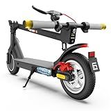5TH WHEEL V30PRO Electric Scooter, 10" Solid Tires, 350W Motor & 18 MPH, 19.9 Miles Range E-Scooter with E-Lock, Dual Brakes and Suspension, Foldable Adults Commuter Scooter with Turn Signals and APP