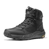 NORTIV 8 Men's Military Tactical Boot Zipper Lightweight,Black,10.5