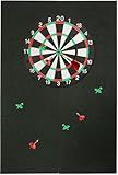 Thicken Dart Board Wall Protectors: 36x24x0.6'' Large Dartboard Surround Backboard Behind Dart Board Wall Backing
