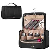 Teamoy Padded Travel Case Compatible with Dyson Airwrap Styler, Black