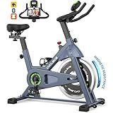 Cyclace Magnetic Exercise Bike, Stationary Bike, Low Noise Indoor Cycling Bike for Home Cardio, 300lbs Weight Capacity