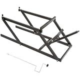 Black Ice Foldable Steel Snowmobile Lift Jack, Manual Hand Crank, 700 lb
