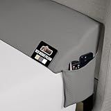 GORILLA GRIP Patent Pending Bed Wedge Pillow Headboard Gap Filler, US Designed, Comfortable Supportive High Density Foam Pillows, Stay in Place Gripping Dots, Wedges Between Mattress, Full Size Gray