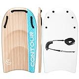Contour Surf DuoSlider 45'' Body Board Bodyboards with Handles Surfboards for Two Person Parent-Child Surfing Bodyboard for Big Guys Dual Riders Hand Held Body Boards for Beach Adults