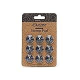 XCMAN 4 Layer-Cone Studs 7.87 Inch Dia Aluminum Snowboard Stomp Pad - 9pcs