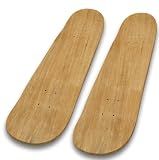 Beipoo 2 Packs 31"x 8" Blank Skateboard Decks,Natural,7-Layer Maple Double Tail Skateboard,Great for Replacement and Art Painting