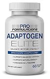 Pro Formulations MD Adaptogen Elite - Synergistic Blend - 60 vcaps - Balances Cortisol & Natural Energy - Enhanced with Rhodiola, Ashwagandha, Astragalus, Schisandra, Eleuthero, L-Theanine