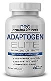 Pro Formulations MD Adaptogen Elite - Synergistic Blend - 60 vcaps - Balances Cortisol & Natural Energy - Enhanced with Rhodiola, Ashwagandha, Astragalus, Schisandra, Eleuthero, L-Theanine