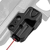 Gmconn Mini Tactical Laser Sights Ultra Low Profile Laser Sight is Compatible with Picatinny Rail, USB Rechargeable, Lightweight (Red Laser)