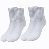2 Pairs Irish Dance Socks (US, Alpha, Medium, Regular, Regular, white)