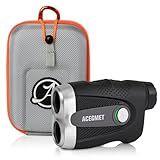 ACEGMET PF2C Golf Rangefinder with Slope, 0.3s Flag Pole Locking Vibration, ±1yd Accuracy, 1100 Yards Rechargeable Laser Range Finder Golf with Magnetic, Golf Accessories for Men