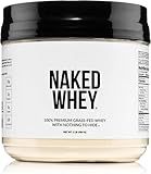 NAKED Whey 1Lb - Only 1 Ingredient, Grass Fed Whey Protein Powder, NSF Certified, Undenatured, No Gmos, No Soy, Gluten Free, Stimulate Growth, Enhance Recovery - 15 Servings