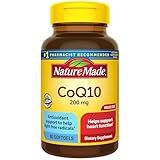 Nature Made CoQ10 200mg Softgels, Dietary Supplement for Heart Health Support, 80 Softgels, 80 Day Supply