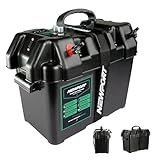 Newport Trolling Motor Smart Battery Box Power Center with USB and DC Ports, Medium