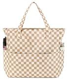 Bluboon Waterproof Beach Tote Pool Bags for Women Ladies Extra Large Gym Tote Carry On Bag With Wet Compartment for Weekender Travel