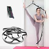 WEBSUKA Stretching Strap Yoga Strap, 10 Loops Non-Elastic Stretch Bands Helps Women and Men Improve Flexibility for Home Workout, Physical Therapy, Pilates, Exercise, Dance, Comes with Door Anchor