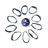 Utah Ski Gear 10 Pack Ski Brake Retainer Bands – Heavy-Duty Rubber Ski Binding Brake Straps for Waxing, Tuning & Edge Sharpening – 60mm Diameter, 13mm Wide, 2mm Thick