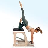 ARKANTOS Pilates Chair, Multi-Functional Stability Chair with Adjustable Resistance,Wunda Chair Equipment for Full-Body Workout,Pilates Machine for Home and Studio Use,Black