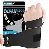 Wannent Wrist Brace,Carpal Tunnel Wrist Brace Wrist Wraps Wrist Support Tendonitis Sprains(M-grey11)