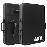 AKABIKE Blocking Shield Pad for Football Tackling, Basketball Defense & Martial Arts - 24"x16" Youth/Adult Training Pad with 5 Handles, PU Leather Kick Dummy