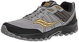Saucony Men's Excursion TR14 Trail Running Shoe, Grey/Gold, 11