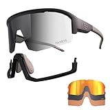 CRBN Pickleball - Pivot Pickleball Glasses for Men & Women - Eye Protection - Photochromic Lens Provides Sun & Impact Protection in All Conditions