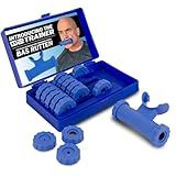 Bas Rutten O2Trainer: Breathing Muscle Training Device | Lung Power & Endurance Tool for Athletes, Singers & High-Altitude Performance | Diaphragmatic Respiratory Trainer | 16 Resistance Caps | Blue