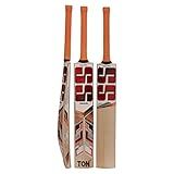 SS Tiger Premium English Willow Cricket Bat - Full Size, Short Handle - Bat Cover Included