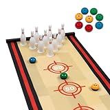 ESPN Kids Bowling Set, Tabletop Bowling Game Ideal for Indoor Games and Family Game Night, Mini Bowling for Kids Aged 6 and Up
