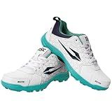 DSC Belter Mens Cricket Shoes (Color: Sea Green-White), Size: 11 US / 10 UK / 44 EU