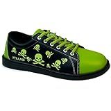Pyramid Men's Skull Black/Green Bowling Shoes (Size 10)