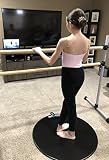 dot2dance Brand Portable Dance Floor 32 Authentic Marley Flooring Ballet Training Equipment, Turning Board for Dancers & Figure Skating Practice Mat, Home Dance Studio, Multi-Sided,USA Made