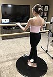 dot2dance Brand Portable Dance Floor 32 Authentic Marley Flooring Ballet Training Equipment, Turning Board for Dancers & Figure Skating Practice Mat, Home Dance Studio, Multi-Sided,USA Made