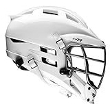 Cascade CS-R Lacrosse Helmet (White Shell/Silver Facemask) - Youth