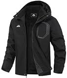 MAOYSSEN Men's Ski Jacket with Hooded