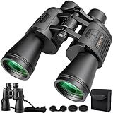 Deesoo 20x52 Binoculars for Adults High Powered - HD Large View Binoculars with Low Light Vision - Professional Binocular for Bird Watching Hunting Travel Cruise Outdoor Sports with Carrying Bag
